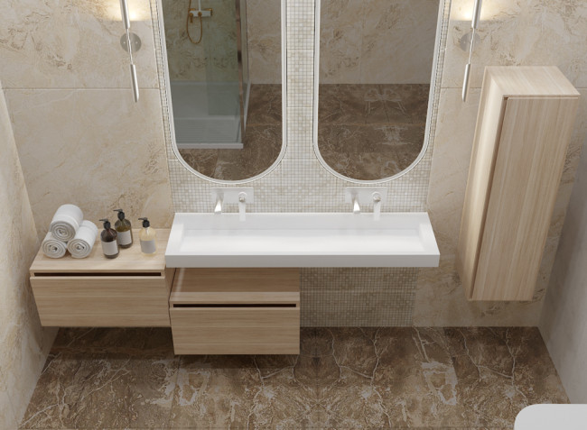 Ящик под столешницу 60см LIGHT OAK VALLESSI UNO-S