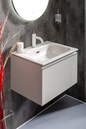 Раковина моноблок Vallessi 60 белая керамика