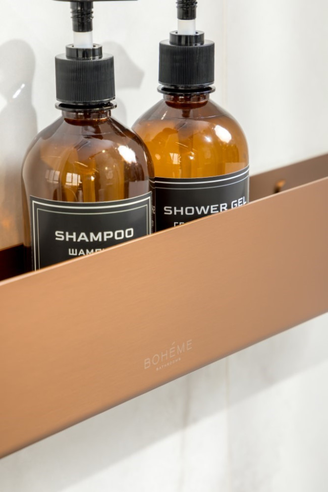 Полка подвесная 60см BRUSHED BRONZE Полка подвесная 60см BRUSHED BRONZE