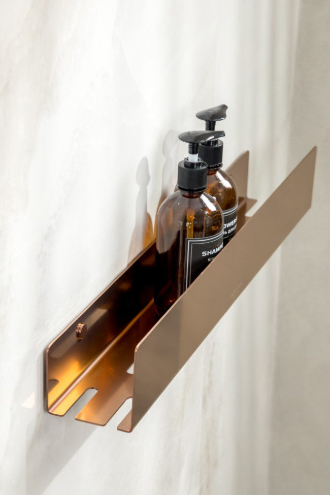 Полка подвесная 60см COPPER BRUSHED