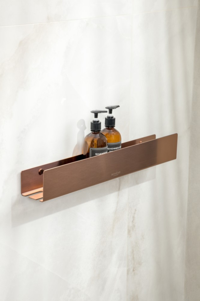 Полка подвесная 60см COPPER BRUSHED