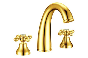 Смеситель для раковины на 3 Tradizionale Oro