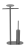 Стойка напольная Venturo Shine Gun Metal Стойка напольная Venturo Shine Gun Metal
