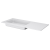 QUATRO 120 раковина-моноблок WHITE 1210*52*12 акрил асимметричная