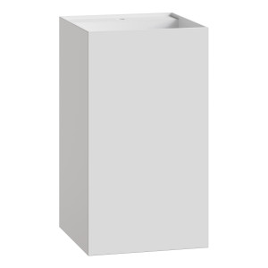 Раковина напольная Cube Corian 480*480*850 Matt White Раковина напольная Cube Corian 480*480*850 Matt White