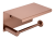 Держатель туалетной бумаги с крышкой UNO BRUSHED BRONZE