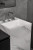 Раковина напольная Cube Corian 480*480*850 Calacatta
