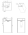 Раковина напольная Cube Corian 480*480*850 Calacatta