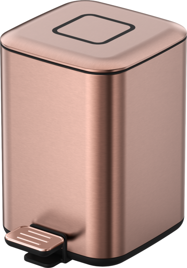 Ведро квадратное COPPER BRUSHED