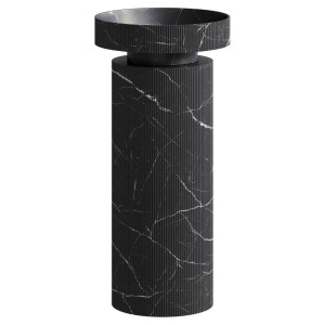 Раковина накладная рифленая с пьедесталом SOLE Corian 400*130 NM Раковина накладная рифленая с пьедесталом SOLE Corian 400*130 NM