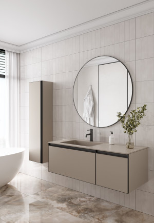 Комплект QUATRO M2-120 тумба+раковина моноблок DAFNE