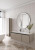 Комплект QUATRO M2-120 тумба с подсв.+раковина моноблок WHITE