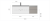 Комплект QUATRO M6-120 тумба с полками+раковина моноблок WHITE