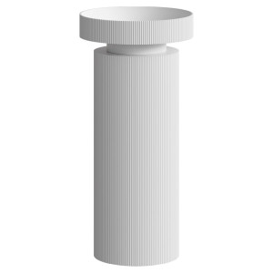 Раковина накладная рифленая SOLE Corian 400*130 Matte white + Пьедестал для раковины рифленый Corian 300*720 Matte white Раковина накладная рифленая SOLE Corian 400*130 Matte white + Пьедестал для раковины рифленый Corian 300*720 Matte white