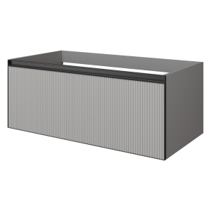 QUATRO 1 100CM тумба рифл LUNA FUGA профиль ANTHRACITE QUATRO 1 100CM тумба рифл LUNA FUGA профиль ANTHRACITE
