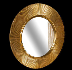 Зеркало SHINE золото d82 Зеркало SHINE золото d82