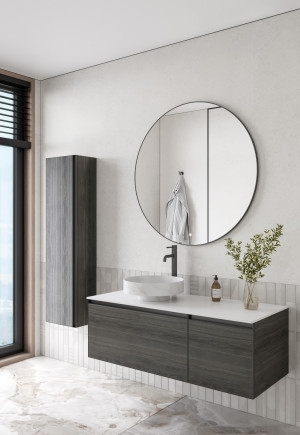 Комплект QUATRO M2-120 тумба+раковина чаша Calacatta
