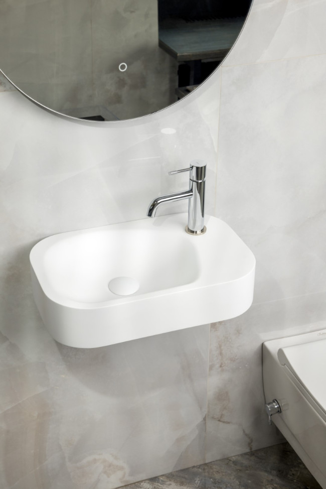 Раковина накладная COLIBRI Corian 480*320*100 Matt White Раковина накладная COLIBRI Corian 480*320*100 Matt White