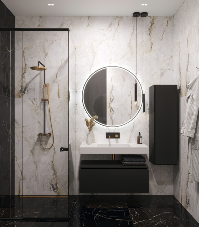 Столешница моноблок FLAT ST 100см (1004*452*100)
