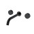 Смеситель из стены STICK TOUCH на 3 отв Смеситель из стены STICK TOUCH на 3 отв