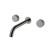 Смеситель из стены STICK TOUCH на 3 отв Смеситель из стены STICK TOUCH на 3 отв