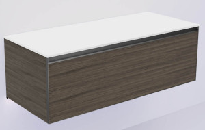 QUATRO 1 120CM тумба OAK ANTHRACITE профиль ANTHRACITE + внутр. подсв. QUATRO 1 120CM тумба OAK ANTHRACITE профиль ANTHRACITE + внутр. подсв.