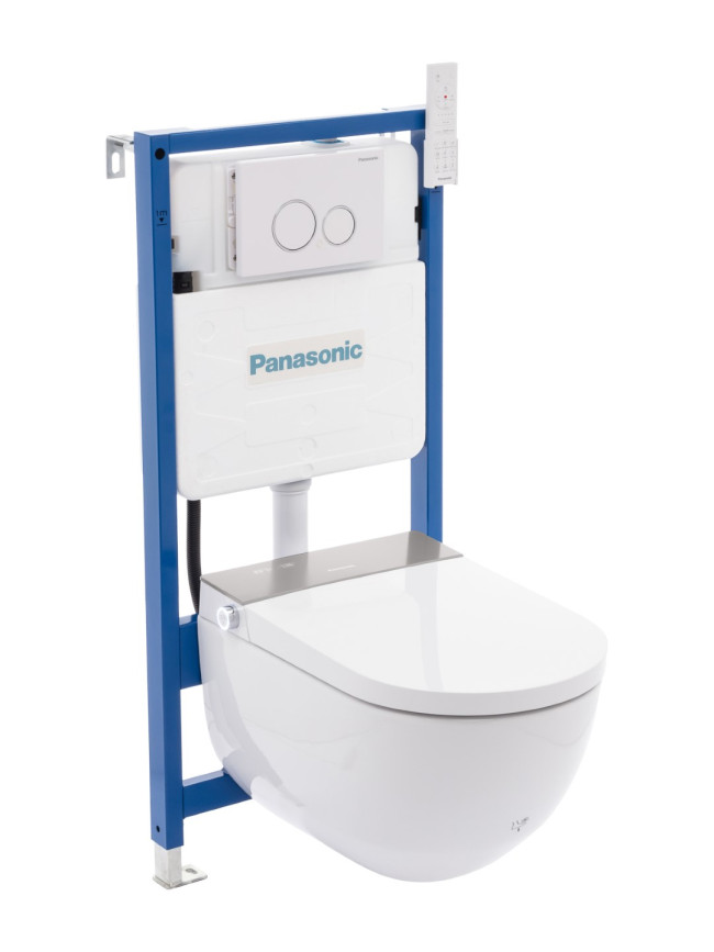 Унитаз-биде электронный Panasonic CH2730 с инсталляцией и кнопкой смыва_Комплект