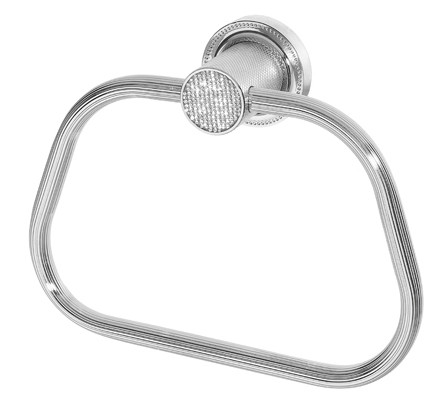 Полотенцедержатель кольцо ROYALE CRISTAL ХРОМ