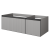 QUATRO 2 120см (80+40) тумба LUNA FUGA профиль ANTHRACITE