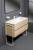Тумба без раковины Vallessi 80*46cm LIGHT OAK мат. 2 полки