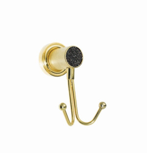 Крючок двойной ROYALE CRISTAL BLACK GOLD Крючок двойной ROYALE CRISTAL BLACK GOLD