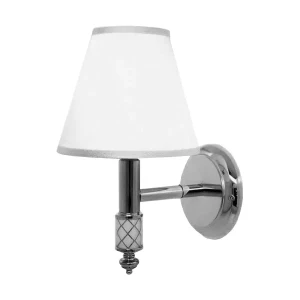 Бра BOHEME MURANO CHROME, белое
