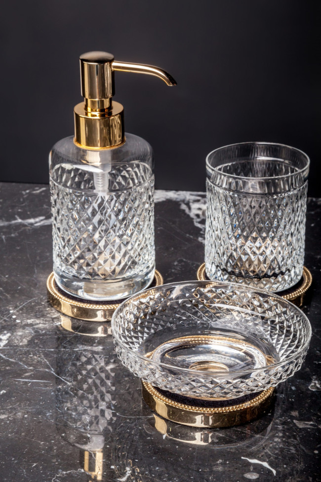 Мыльница ЗОЛОТО Crystal Luxury Options