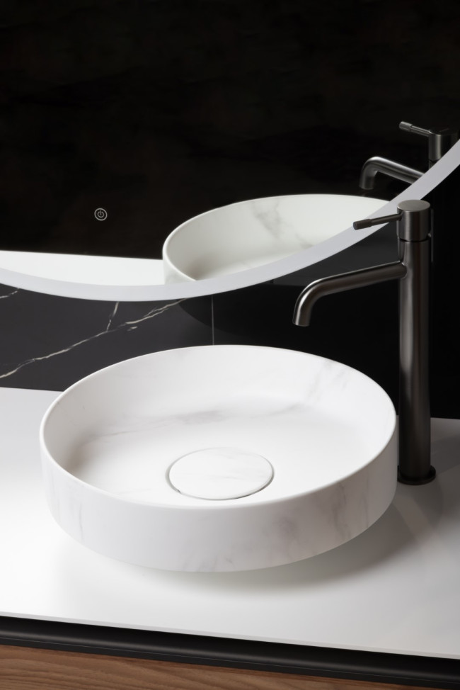 Раковина накладная SOLE Corian 400*130 Раковина накладная SOLE Corian 400*130