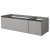 QUATRO 2 140см (100+40) тумба LUNA профиль ANTHRACITE c подсветкой