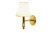 Бра BOHEME MURANO GOLD, белое