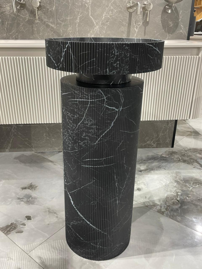Раковина накладная рифленая SOLE Corian 400*130 Раковина накладная рифленая SOLE Corian 400*130