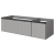 QUATRO 2 140см (100+40) тумба рифл LUNA FUGA профиль ANTHRACITE