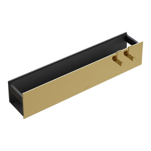 Полка настенная 60см Gold + 2 крючка