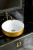 Раковина LV204 Corian золото 41,5*14см
