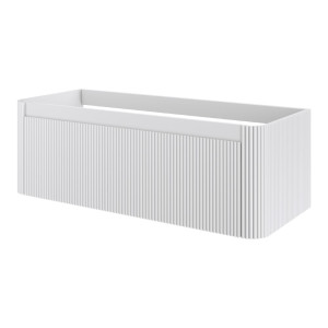 Тумба без раковины VOI рифл. 120см MATT WHITE