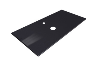 Столешница прямая черная 61*46 VALLESSI