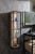 Пенал LOFT высокий light wood, полки стекло
